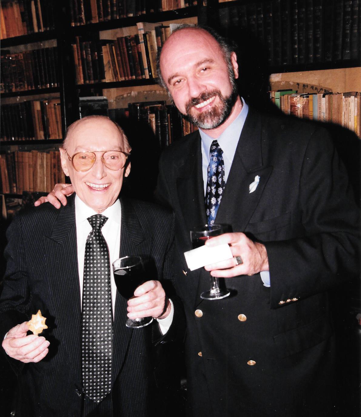 Con Juan Verdaguer copia Dr. ANTONIO LAS HERAS Parapsicología